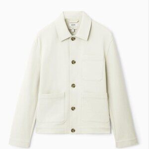 COS Twill utility jacket beige
